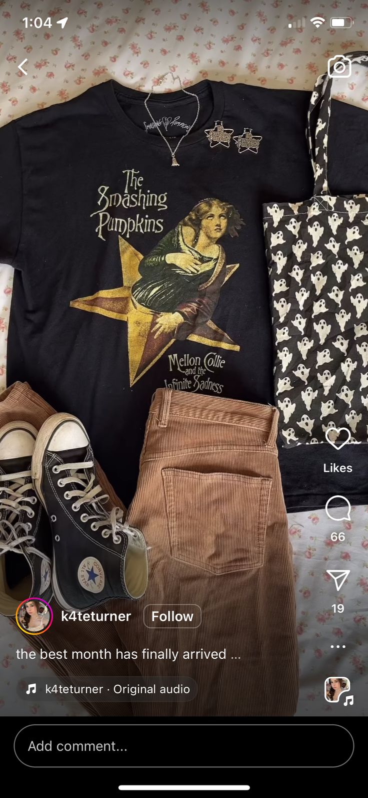 Smashing Pumpkins Outfit, Cool Girl Outfits, Pumpkin Outfit, Ethereal Aesthetic, Smashing Pumpkins, Weezer, The Mist, Funky Fashion, Converse All Star