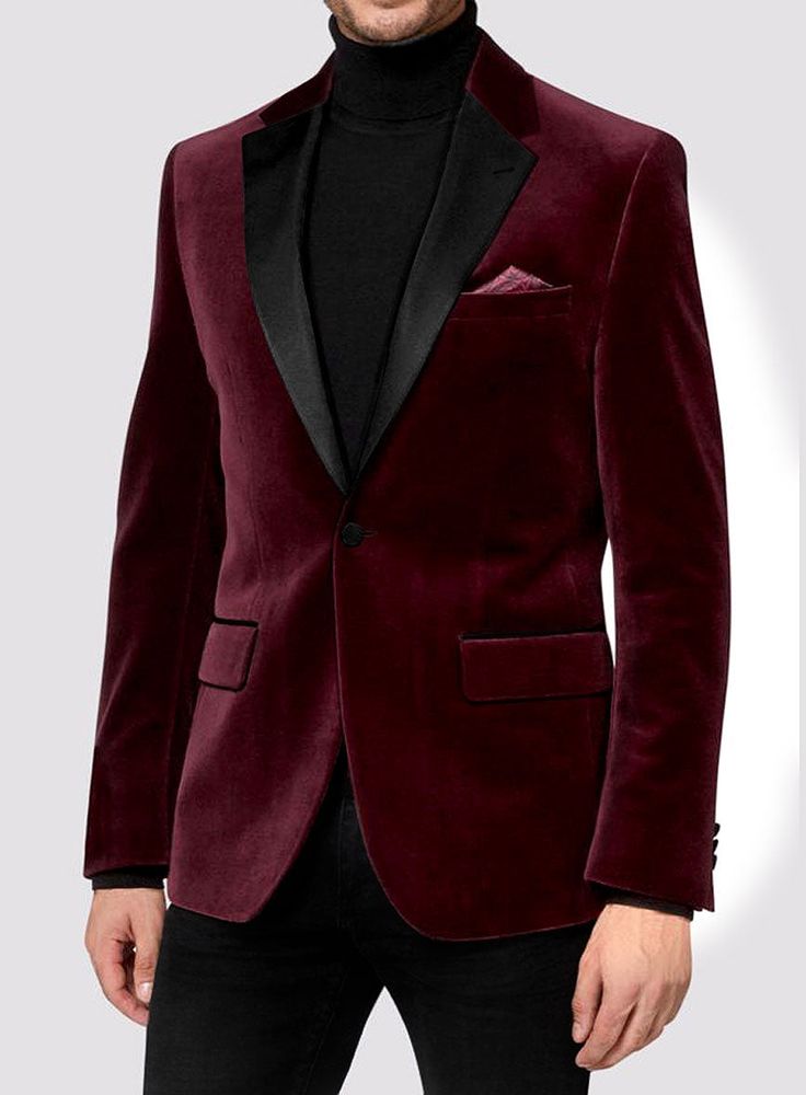 Whether you are looking for a lavish look or a way to subvert the black-tie dress code rules smartly, this custom velvet jacket is the answer. An all-time classic outfit, this men's velvet tuxedo jacket is perfect for that laidback yet sharp look for any event.   The on-trend design, clean silk finishings, and flattering fit of this velvet tuxedo jacket are sure to impress. Pair this velvet tuxedo blazer with a white shirt and black shoes for a formal event, or tone it down by wearing it with bl Reception Guest Outfit, Velvet Blazer Outfit, Velvet Tuxedo Jacket, Formal Outfit Ideas, Black Tie Dress Code, Zegna Suit, Wedding Kurta For Men, Velvet Tuxedo, Wedding Kurta