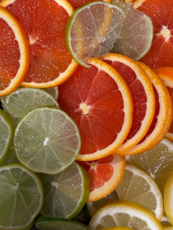 citrus fruit sliced up and ready to be eaten