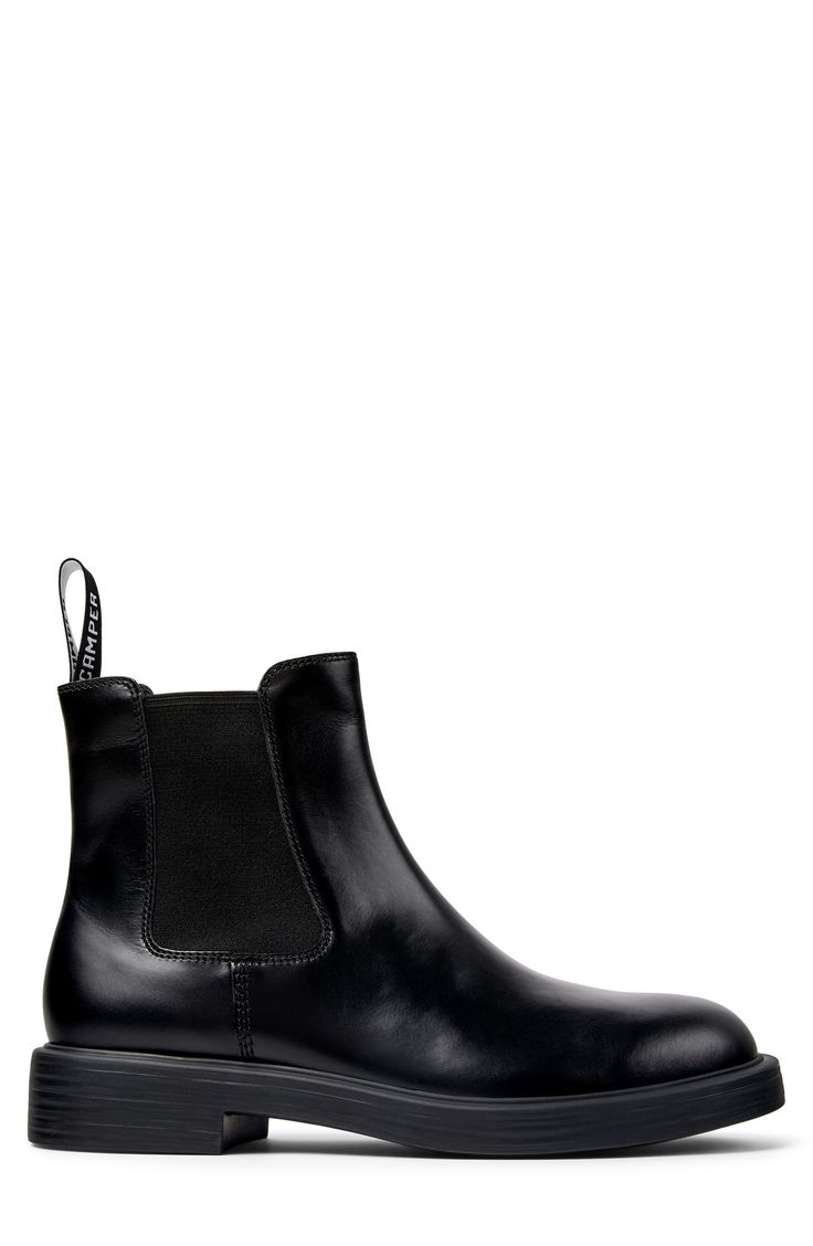 A burnished leather upper and an XL EXTRALIGHT® EVA outsole give this classic Chelsea boot a modern finish. Pull-on style OrthoLite® footbed Leather and textile upper/recycled-polyester, recycled-cotton, leather and textile lining/synthetic sole Imported Casual Chelsea Boots In Calf Leather With Plain Toe, Classic High-top Calf Leather Boots, Classic Waterproof Boots, Classic Chelsea Boots With Leather Footbed, Ankle-high, Classic Moto Boots With Leather Footbed For Work, High-top Leather Chelsea Boots With Vibram Sole, Classic Ankle-high Chelsea Boots With Leather Footbed, Business Boots With Lug Sole And Plain Toe, Modern Moc Toe Boots For Workwear