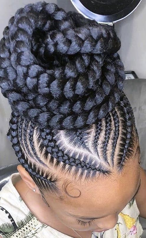 Ghana Braids Hairstyles, Lemonade Braids Hairstyles, Tomboy Chic, Long Box Braids, Girls Braids, Cornrows Braids, Cornrow, Cornrow Hairstyles, African Braids Hairstyles