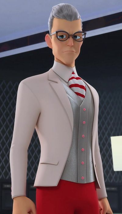 an animated man in a suit and tie