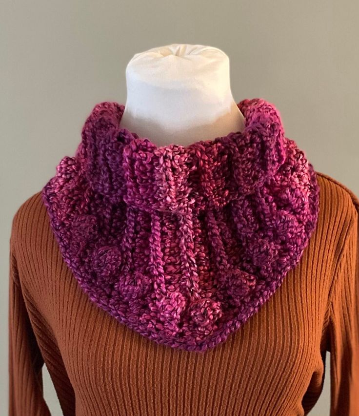 ❄️Stay warm and stylish this winter with our cozy crochet cowl neck scarf. Made with multicolored yarn, this handcrafted turtleneck cowl is the perfect accessory to add a pop of color to your outfit.  ❄️ Not only will this cowl keep you warm, but it's also a great layering piece. Pair it with your favorite coat or sweater for a fashionable and functional look.  ❄️ The soft and comfortable fabric will make you never want to take it off. Whether you're heading to work or going for a walk in the pa Fall Knit Infinity Scarf, Handmade Knit Infinity Scarf For Fall, Hand Knitted Yarn Infinity Scarf For Fall, Fall Hand Knitted Yarn Infinity Scarf, Knitted Scarves For Fall, Handmade Knit Scarves For Fall, Handmade Knit Scarf For Fall, Hand Knitted Scarves For Fall, Hand Knitted Yarn Scarves For Fall