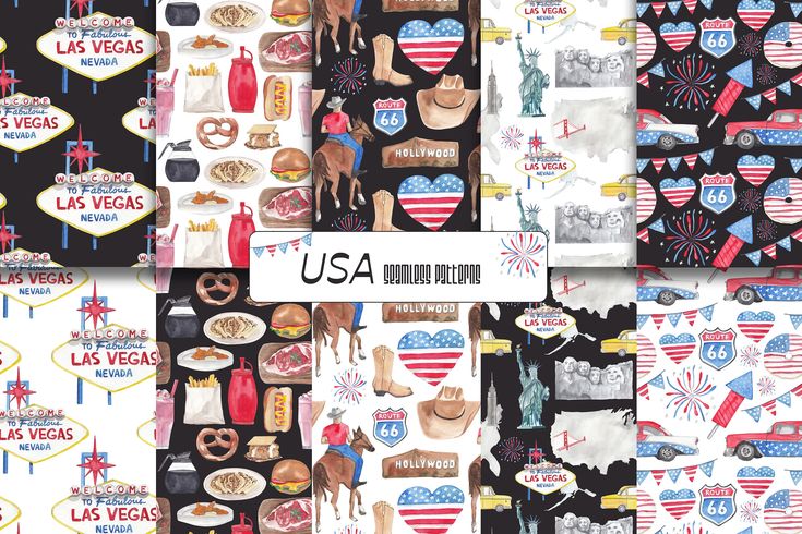 the usa digital paper pack includes all kinds of items