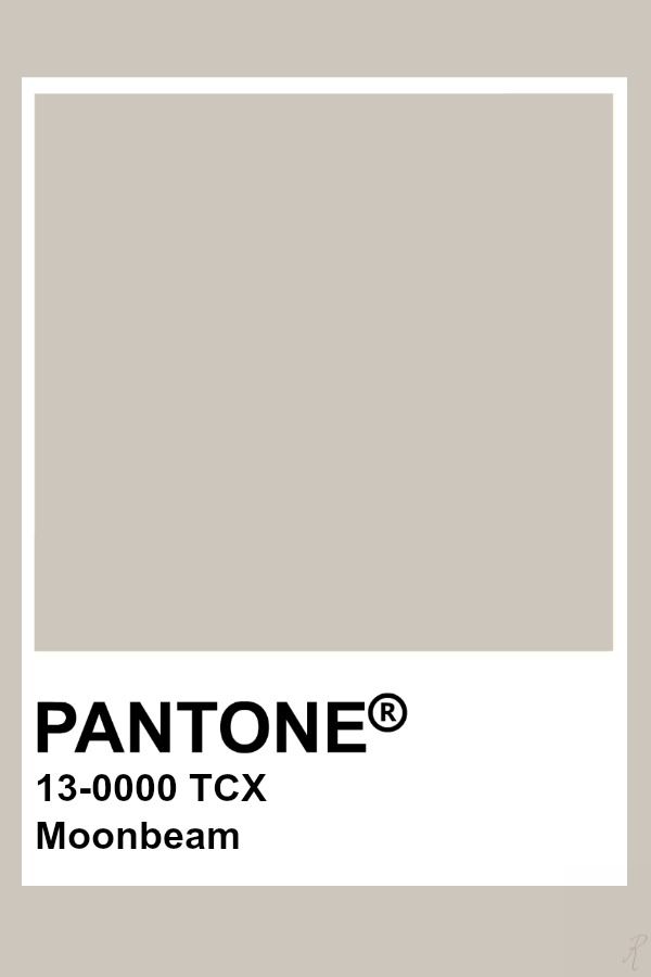 pantone's color scheme for the moonbeam