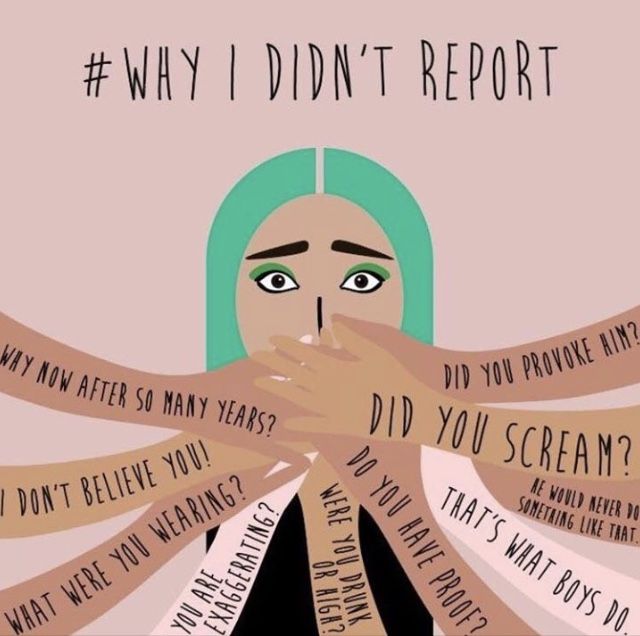 a woman covering her face with ribbons and saying why i didn't report did you stream?