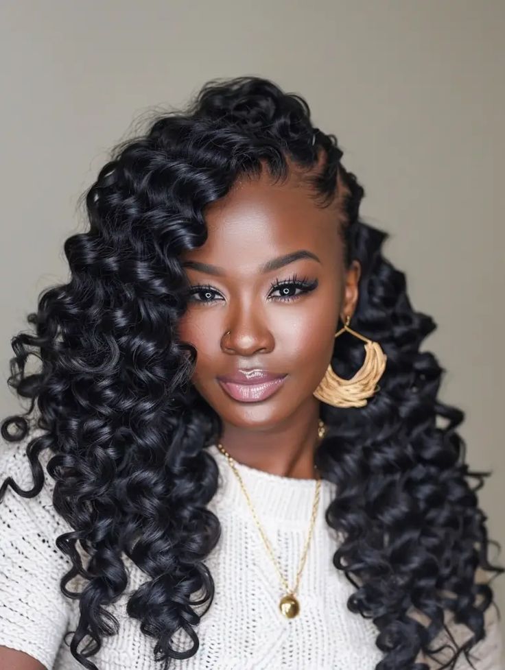 Long Crochet Hairstyles, Anniversary Hairstyles, Natural Twist Braids, Crochet Styles For Black Women, Natural Hair Twist Styles, Black Women Hair Styles, Hairstyle Ideas For Black Women, Haircut Girl, Heart Shaped Face Hairstyles