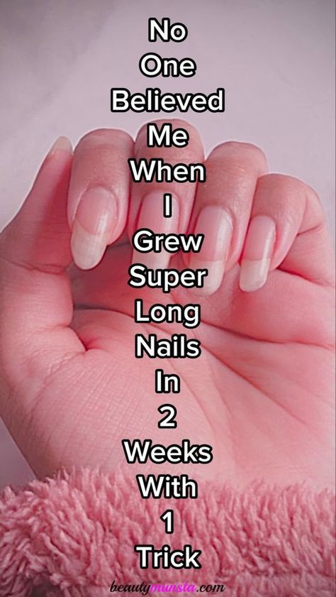 Strong Nails Diy, Super Long Nails, Grow Long Nails, Nail Growth Tips, Strengthen Nails, Nagellack Trends, How To Grow Nails, Nail Care Tips, Brittle Nails