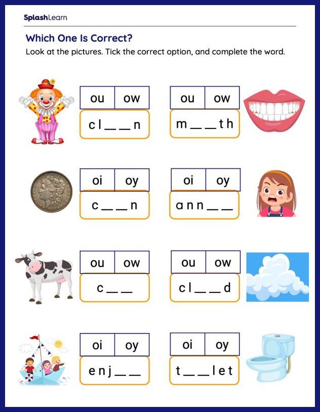 an english worksheet with pictures and words to help students learn how to read the word