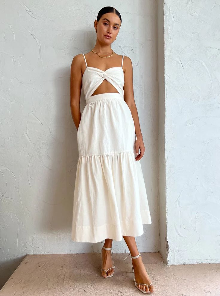 Samba Dress, Eden Dress, Rachel Gilbert, Shona Joy, Camilla And Marc, Midi Length Skirts, Australian Fashion, New Arrival Dress, Linen Blend