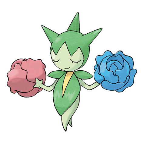 an image of a cartoon character holding flowers