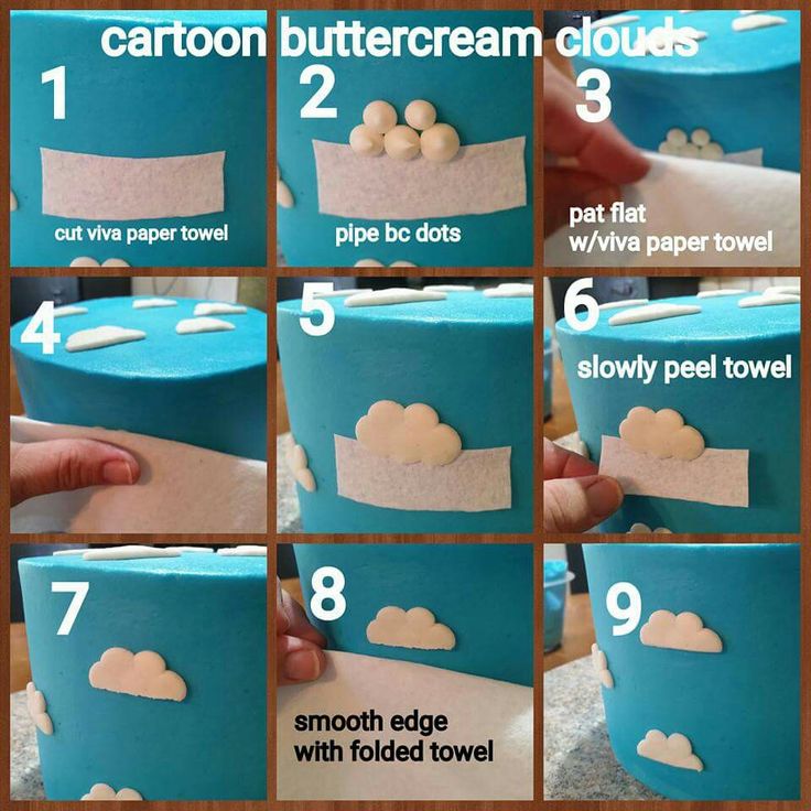 instructions to make a paper cloud box