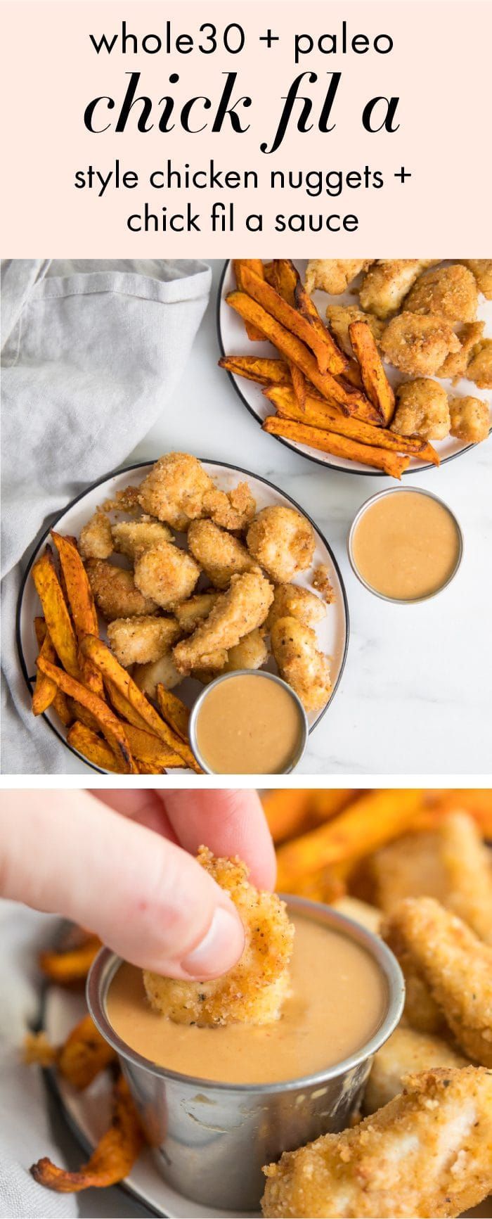 chicken nuggets and dipping sauces are the perfect appetizer for any meal