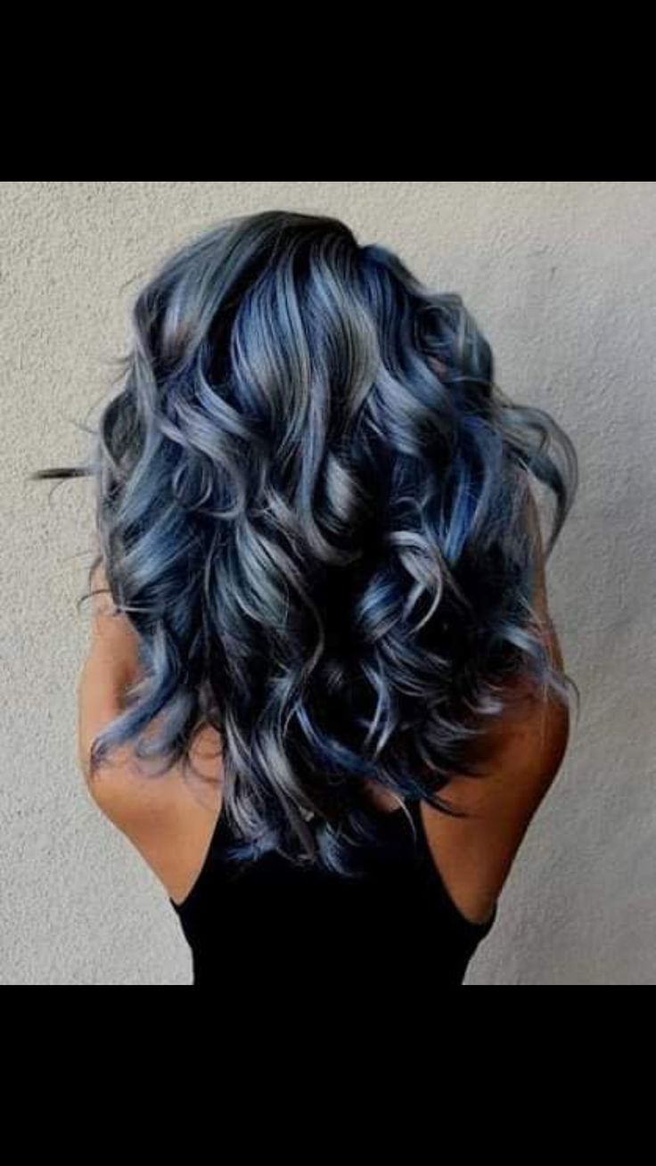 Color For Black Hair, Denim Hair, Color Streaks, Pretty Rainbow, Dramatic Hair, Rainbow Hair Color, Hairstyle Tutorials, Silver Hair Color, Beautiful Hair Color