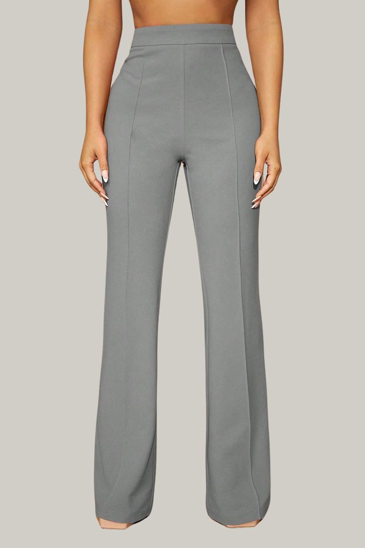 Introducing our exquisite Paityn High Waist Office Pants - a must-have addition to your professional wardrobe. These high waist pants feature a flattering flare leg and a regular fit for effortless elegance and sophistication. 95% Polyester, 5% Elastane Model is wearing size small Please allow 3-5 business days to process and ship. in cm : Size US Length Waist Size Hip Size Thigh Inseam XS 2 104.90 60.00 86.80 53.90 76.50 S 4 105.80 64.00 90.80 56.30 77.00 M 6 106.70 68.00 94.80 58.70 77.50 L 8/