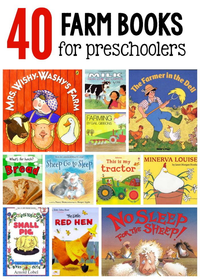 the top ten farm books for preschoolers to read in their own bookcases