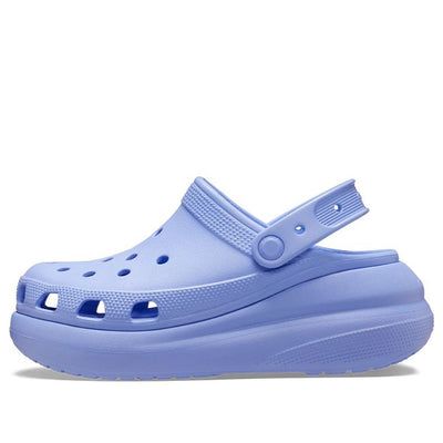 (WMNS) Crocs Crush Klompen 'Moon Jelly' 207521-5Q6 (Women's/Classic) Moon Jelly, Platform Crocs, Saltwater Sandals, High Heel Slippers, Blue Calcite, Crocs Classic Clogs, Muck Boots, Platform Clogs, Heel Slippers