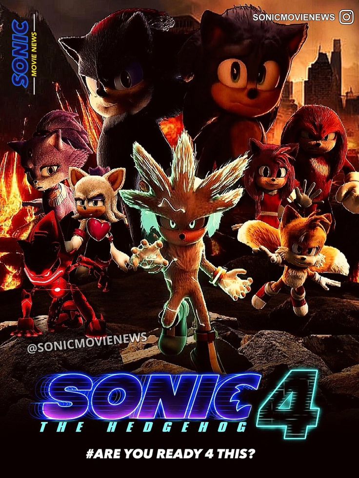 sonic the hedgehog 4 are you ready for this? poster from sonicmovie news