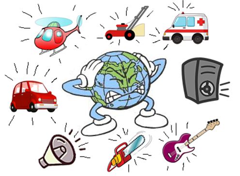 the cartoon character is holding a globe with many different things around him, including an ambulance and firetruck