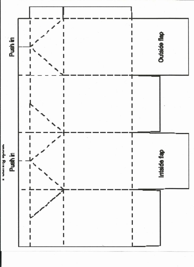 the diagram shows how to make a paper box