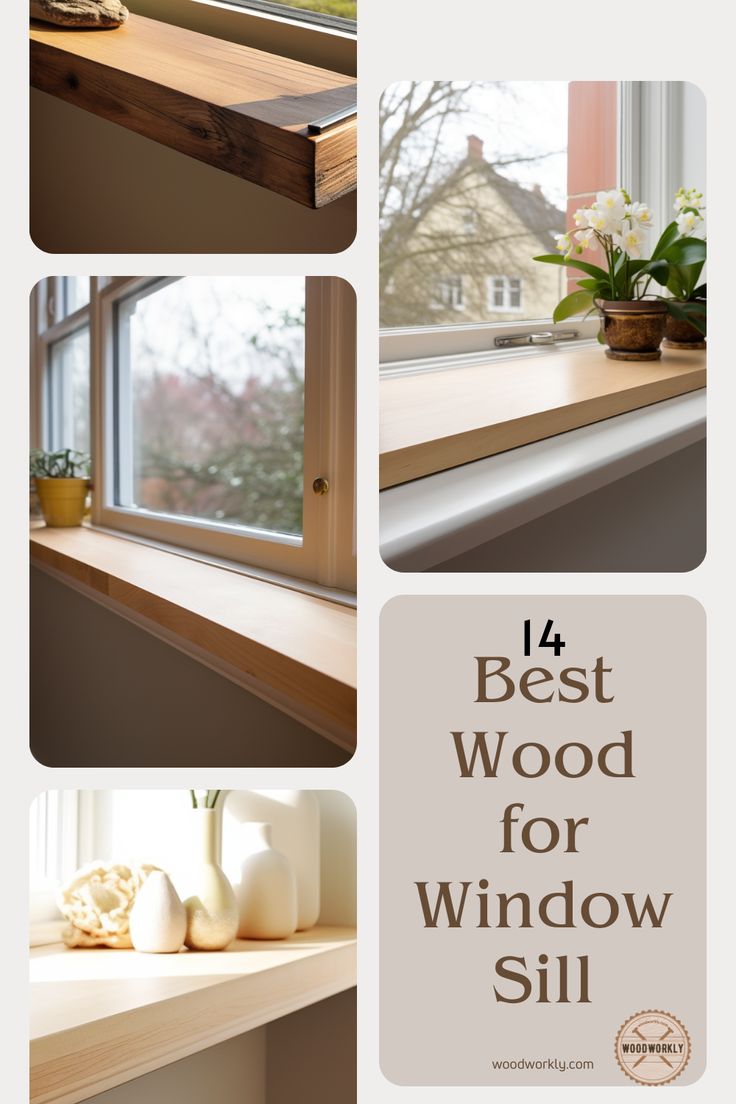 the best wood for window sill