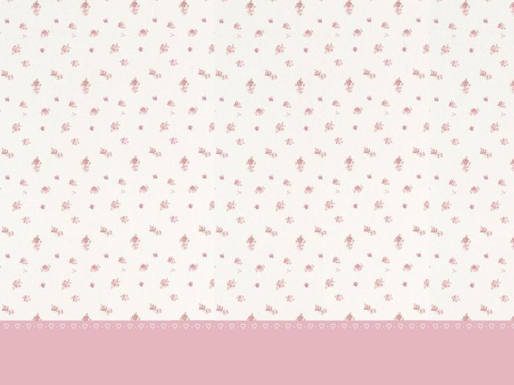 a pink and white wallpaper with small flowers on it's side, in the middle