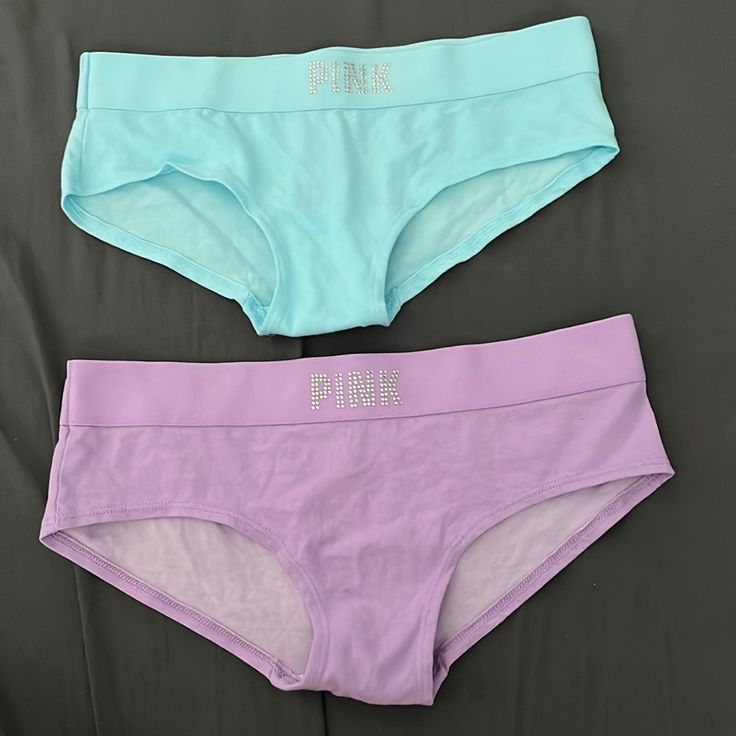 2 Vs Pink Hipster Panty Never Worn Washed Once Each Hello Kitty Rooms, Peyton List, Vs Pink, Blue Purple, Victoria Secret, Victoria Secret Pink, Pink Ladies, Blue And Purple, Hello Kitty