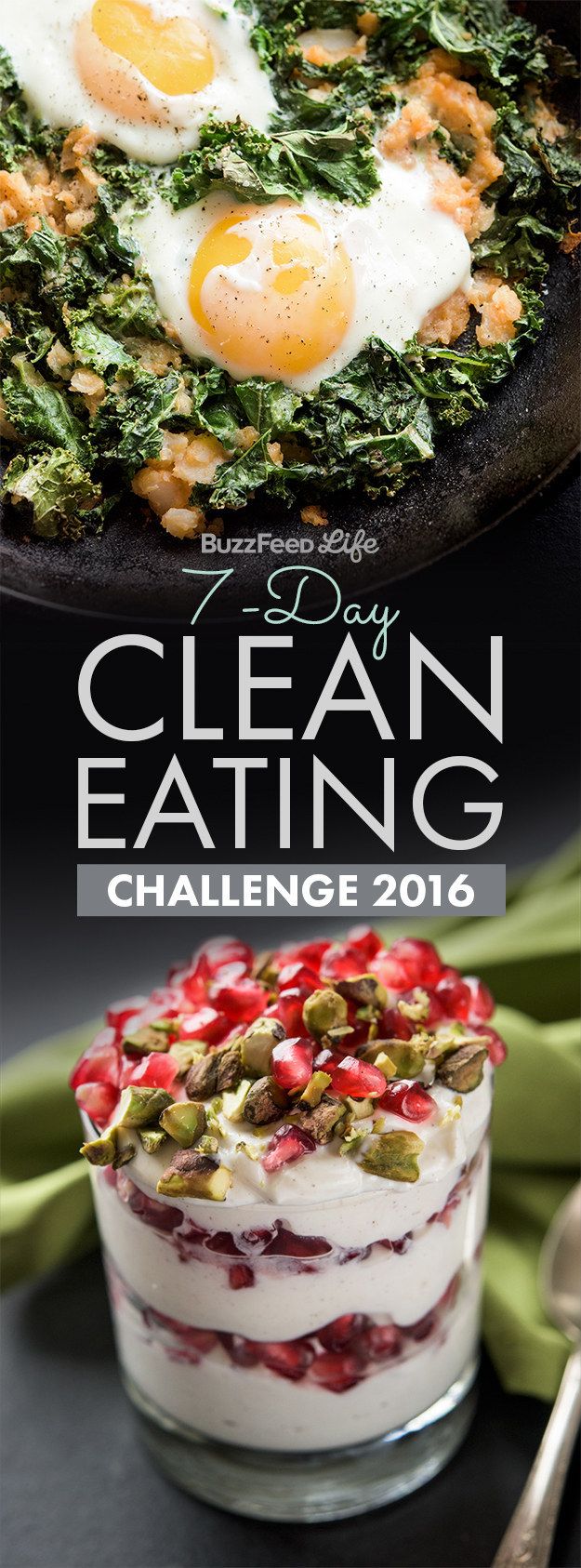 the clean eating challenge is here