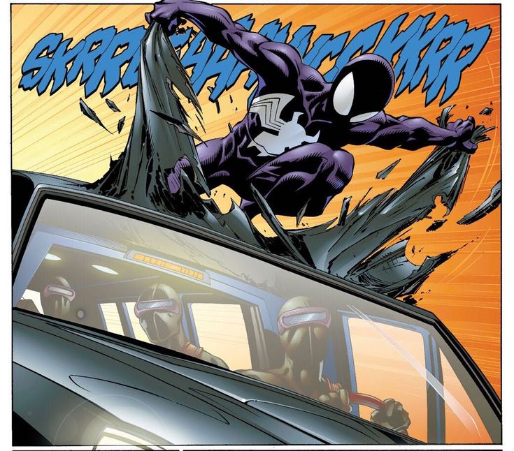 the spider - man is riding on top of a car