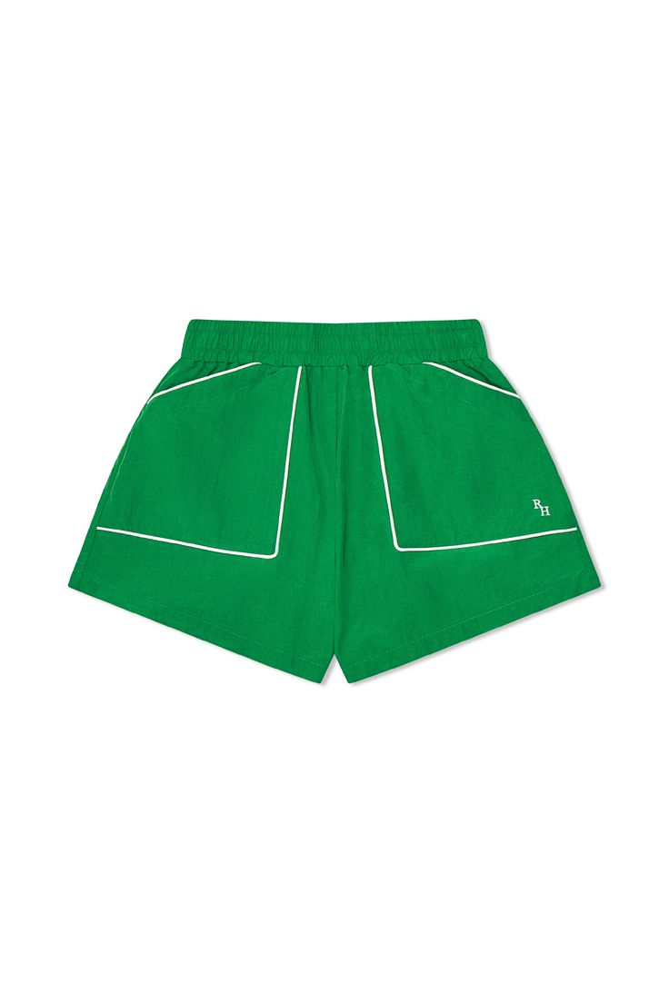 The Princeton Short is a lightweight flared athletic short. With deep patch pockets and an elasticated waistband this style proves function on and off the court. Designed to wear with the matching Yale jacket. Machine wash cold with like colors. Tumble dry low to avoid shrinkage 100% Nylon RH-231-GRN Country Club Attire, Country Club Dress, Skirts Tennis, Club Attire, Tennis Skirts, Golf Wear, Swimwear Sets, Equestrian Outfits, Tennis Dress