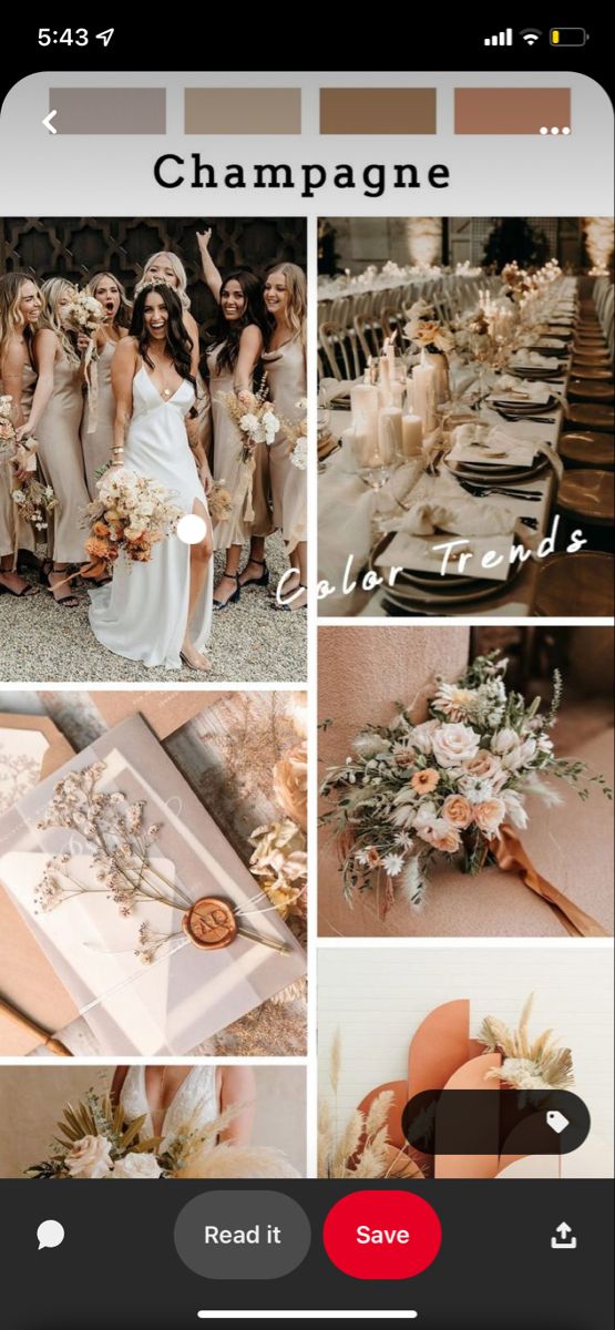 a collage of photos with the words champagne written on it and pictures of brides