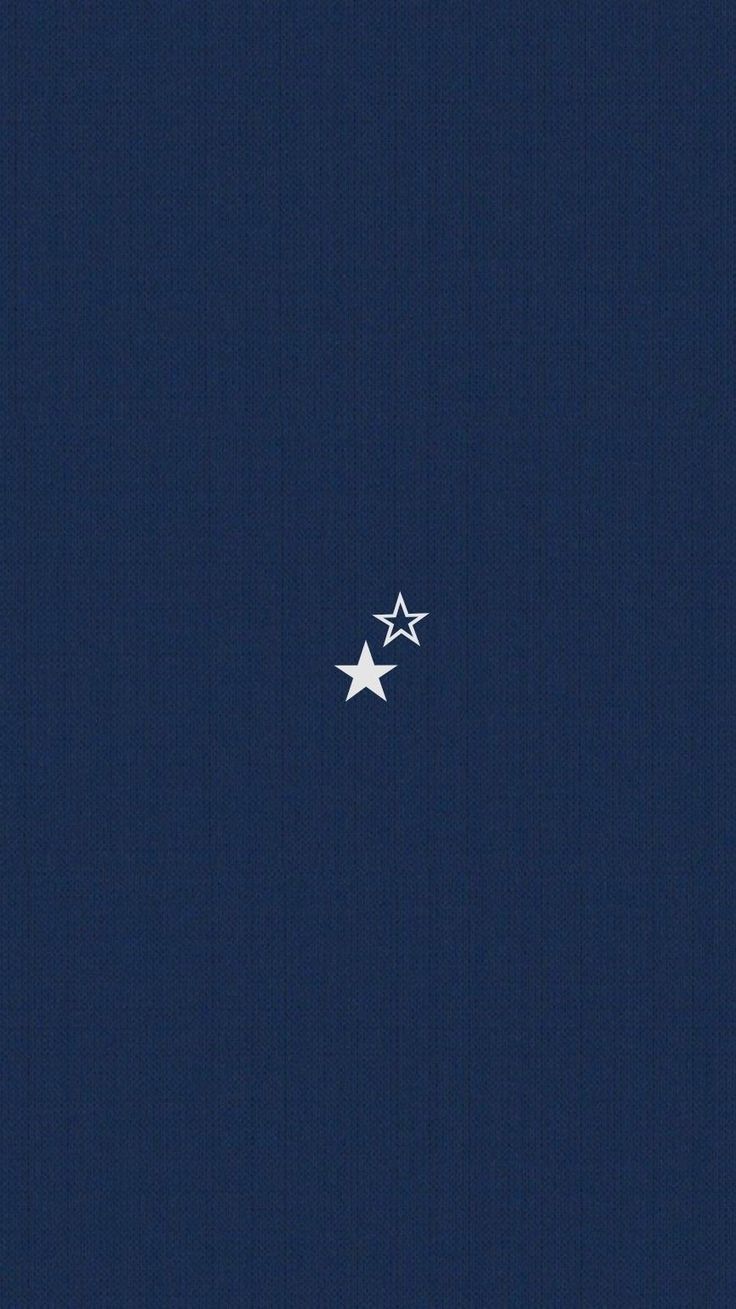 two white stars on a dark blue background are seen in this image from the bottom