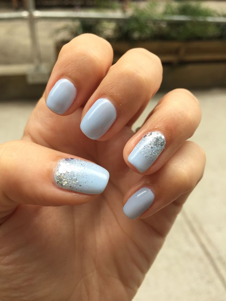 Wedding nails! Something blue Wedding Nails Pastel, Light Blue Wedding Nails Bridesmaid, Bridal Nails Wedding Blue, Blue Nails Wedding Bride, Hoco Nails Light Blue, Bridal Nails Something Blue, Wedding Nails Bridesmaid Blue, Wedding Nails Something Blue, Pale Blue Wedding Nails