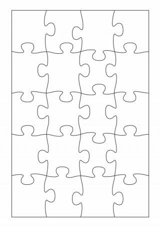 the missing puzzle piece is shown in black and white, as well as an outline