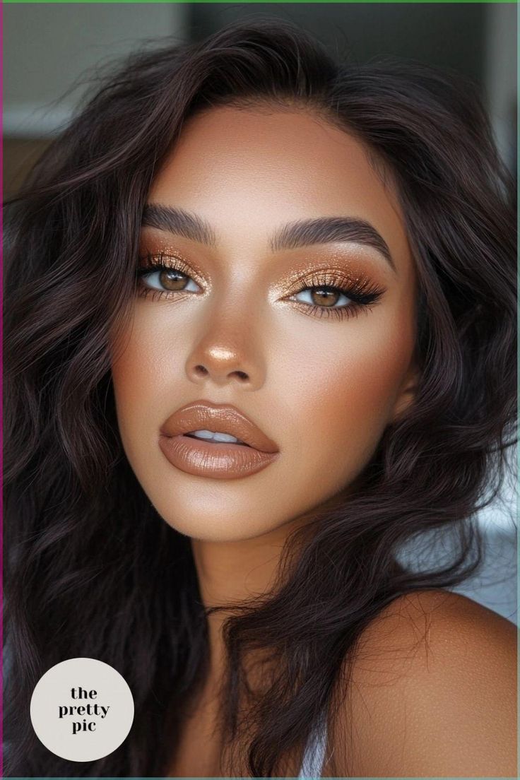 Makeup Cantik, Party Makeup Looks, Glam Wedding Makeup, Date Night Makeup, Formal Makeup, Brown Skin Makeup, Night Beauty, Glam Makeup Look, Eye Makeup Looks