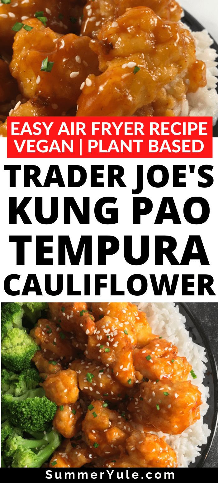 the recipe for trader joe's kunng pao tempura cauliflower