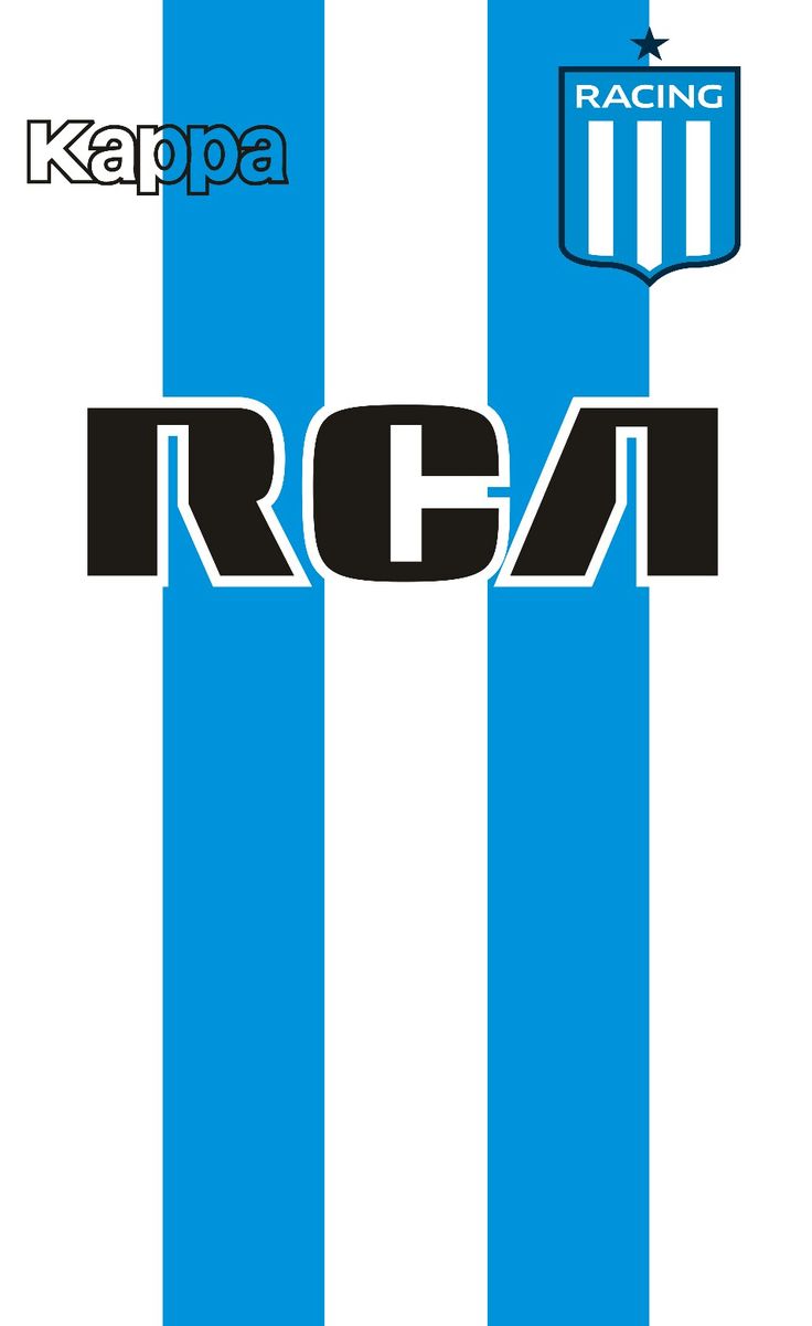 the logo for kapaa racing on a blue and white striped background with black letters