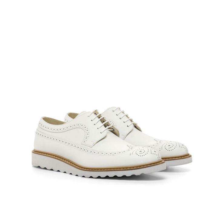 Jay Longwing Blucher Shoes - Q by QS Blucher Shoes, Jodhpur Boots, High End Shoes, White Dress Shoes, Botas Chelsea, Wingtip Oxford, Leather Hardware, Shoe Tree, Print Sneakers