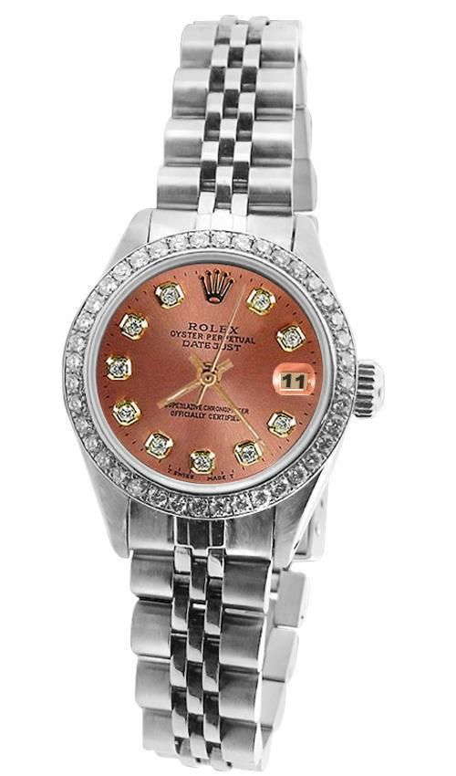 Rolex diamond dial bezel jubilee SS bracelet datejust women watch Watches For Men Unique, Breitling Watches Mens, Stylish Watches Men, Rolex Diamond, Breitling Watches, Big Watches, Hand Watch, Rolex Models, Fossil Watches