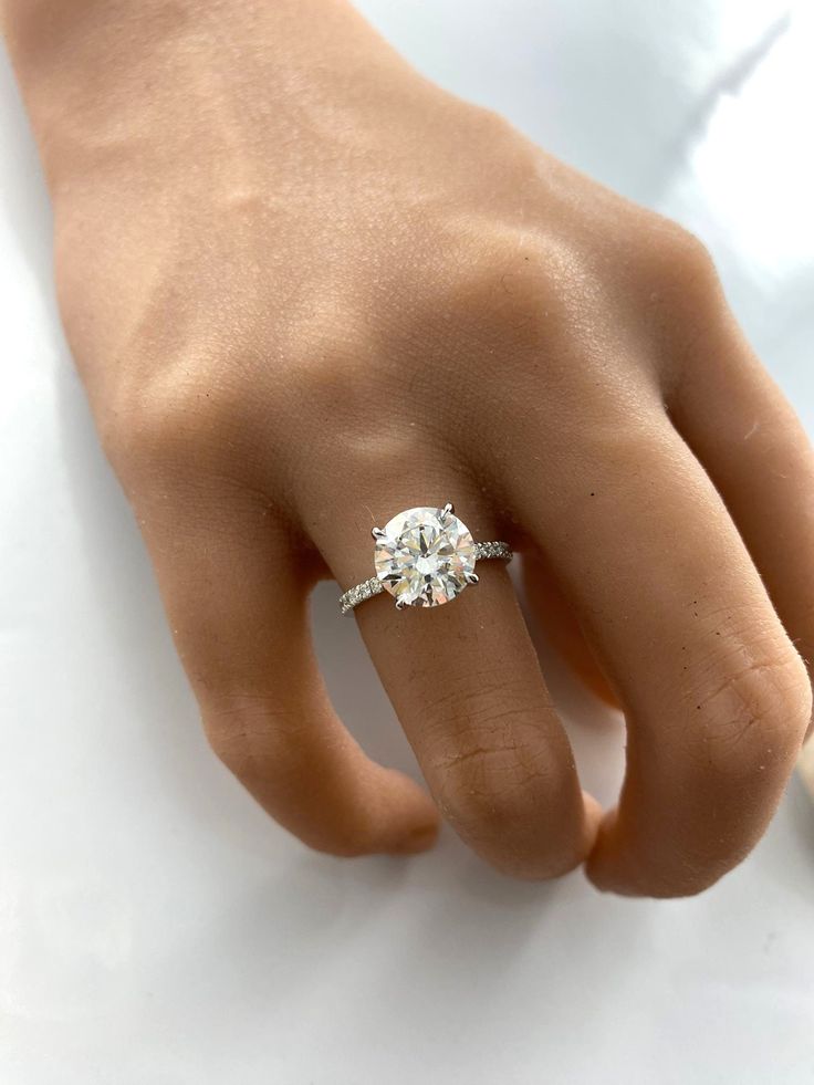 3 carat diamond engagement ring Lab Created Yellow Diamond Ring, 3 Carat Lab Grown Diamond, 3 Carat Engagement Ring, Lab Created Engagement Rings, Lab Created Diamond Rings Engagement, Lab Created Diamond Rings, White Veil, Lab Grown Diamond Engagement Ring, Lab Diamond Engagement Ring