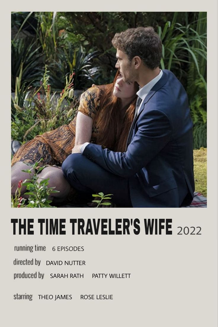 the time traveler's wife poster with an image of a man and woman sitting together