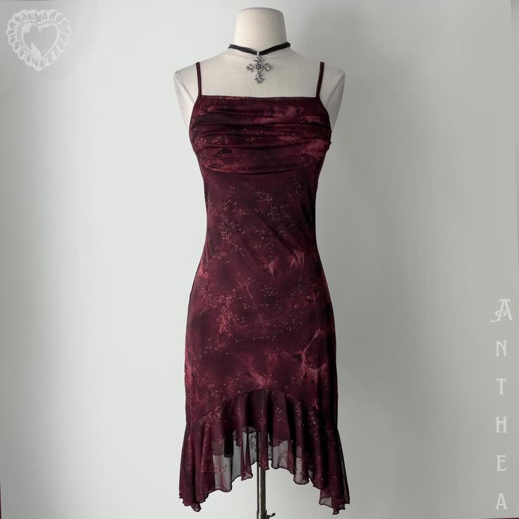 ₊˚  ♱ 90s y2k vampy romantic goth micromesh... - Depop Milkmaid Dress, Romantic Goth, Sofia