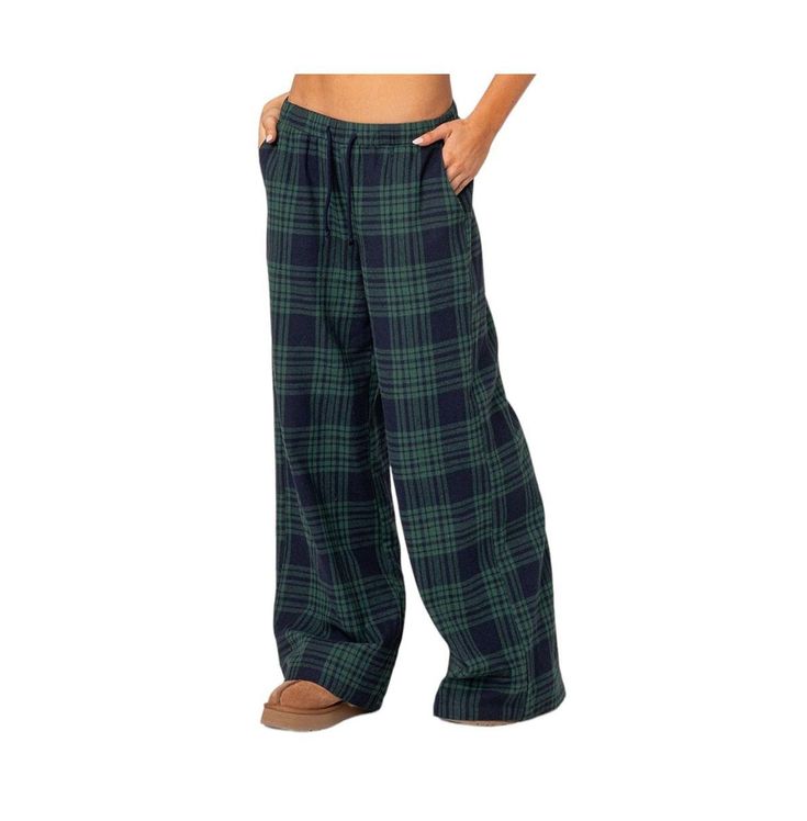 in stock Relaxed Fit Plaid Pants With Elastic Waistband, Plaid Bottoms With Pockets For Loungewear, Casual Plaid Bottoms With Relaxed Fit, Plaid Trousers For Loungewear, Plaid Relaxed Fit Pants, Plaid Relaxed Fit Trousers, Plaid Straight Pants With Relaxed Fit, Plaid Relaxed Fit Straight Pants, Relaxed Fit Plaid Trousers