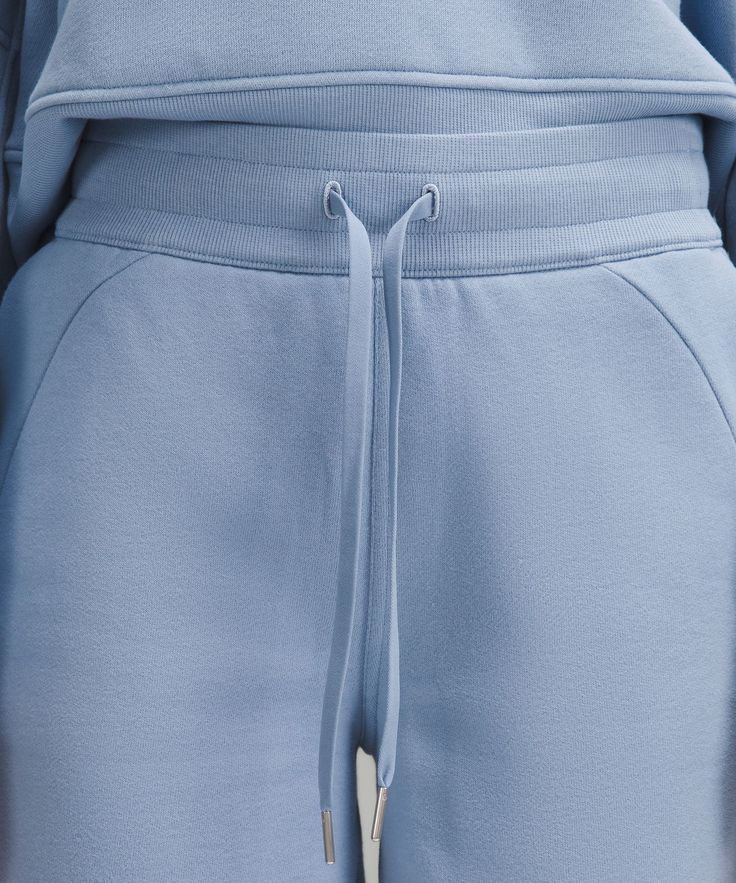 Serious About Softness. These Shorts Are All About Plush, Fleecy Fabric And Pair Perfectly With Our Scuba Sweatshirts. Designed For On The Move. Relaxed Fit Is Roomy Through Glutes And Thighs. Front Pockets With Interior Card Sleeve. Wear The Drawcord Out Or Hide It Inside For A Flat Waistband. | Scuba High-Rise Short 5" Lululemon Cotton Bottoms With Built-in Shorts, Fitted Lululemon Bottoms With Built-in Shorts, Lululemon Cotton Bottoms With Elastic Waistband, Lululemon Casual Blue Bottoms, Casual Mid-rise Bottoms By Lululemon, Lululemon Stretch Bottoms For Loungewear, Lululemon Casual Mid-rise Bottoms, Lululemon Mid-rise Casual Bottoms, Blue Stretch Bottoms From Lululemon