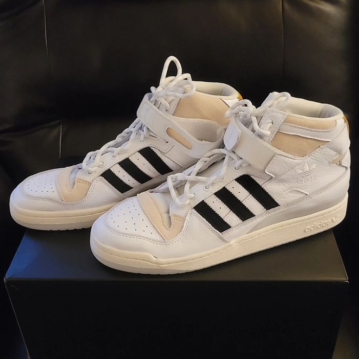 Mens Size 12 Ivy Park Forums Never Worn But Pop The Tags. Comes With A Dust Bag. Adidas White High-top Sneakers With Abzorb Midsole, Adidas White High-top Sneakers With Cushioned Midsole, Custom White Leather Adidas Sneakers, Adidas Custom White Leather Sneakers, Adidas White Leather Custom Sneakers, White Leather Adidas Custom Sneakers, Adidas White Mid-top Custom Sneakers, Adidas White Leather High-top Sneakers, Adidas Forums