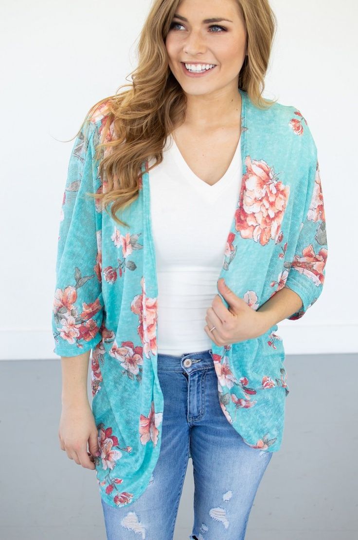 Floral Kimono Cardigan – MOB Fashion Boutique Mob Fashion, Floral Kimono Cardigan, Floral Kimono, Kimono Cardigan, Boutique Design, Hottest Trends, Colorful Fashion, Made In The Usa, Fashion Boutique