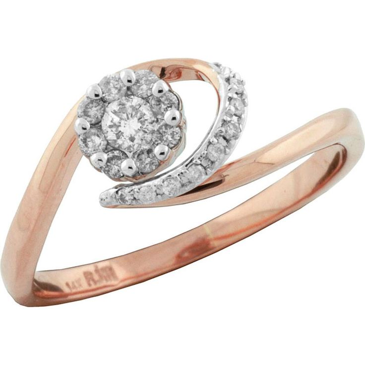 Royal 14K Rose Gold Diamond Ring - 0.22 Carat Round Diamond Elegance Elegant 14k Rose Gold Ring With Halo Design, Elegant Rose Gold Diamond Ring For Proposal, 14k Rose Gold Elegant Diamond Ring, Elegant 14k Rose Gold Halo Ring, Elegant Rose Gold Diamond Ring With Halo, Elegant Rose Gold Diamond Ring With Halo Design, 14k Rose Gold Jewelry, Royal Diamond, Diamond Centerpiece