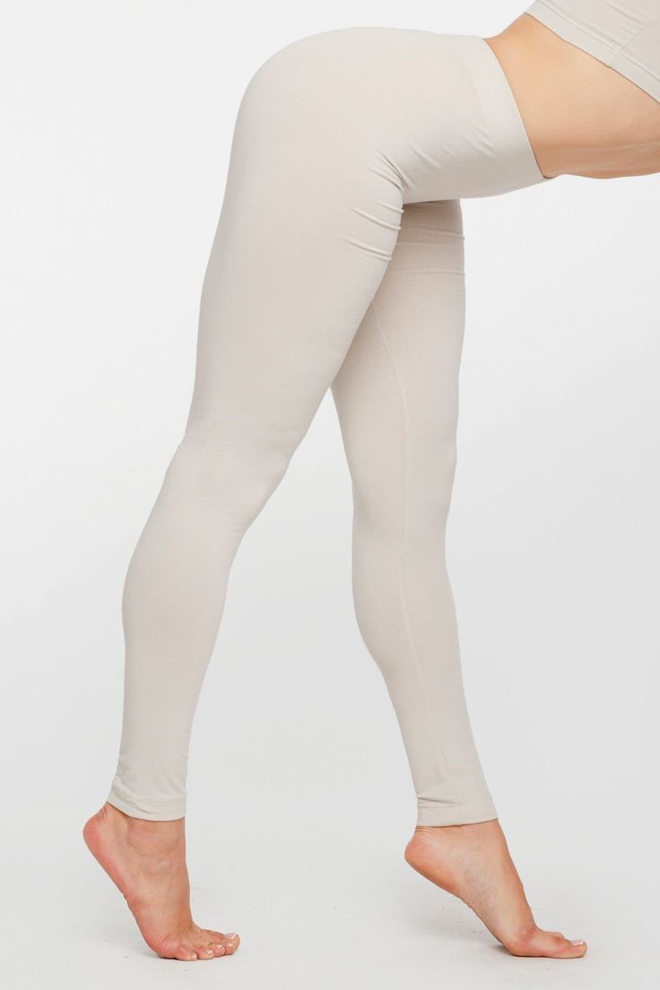 Cotton Fitted Activewear For Pilates, Fitted Cotton Activewear For Pilates, Fitted Soft Touch Yoga Pants, Fitted Cotton Bottoms For Pilates, Stretch Yoga Tights With Soft Touch, Tight Solid Color Bottoms For Barre, Solid Tight Bottoms For Barre, Sporty Fitted Bottoms With Soft Touch, Stretch Cotton Activewear For Relaxation