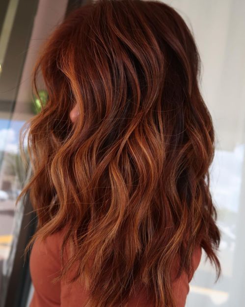 35 Gorgeous Fall Hair Colors Trending for Autumn 2023 Dark Copper Hair Cool Skin Tone, Light Copper Hair Dark Roots, Deep Auburn Hair, Deep Red Hair Color, Light Auburn Hair Color, Brown Auburn Hair, Reddish Brown Hair Color, Red Brown Hair Color, Auburn Red Hair