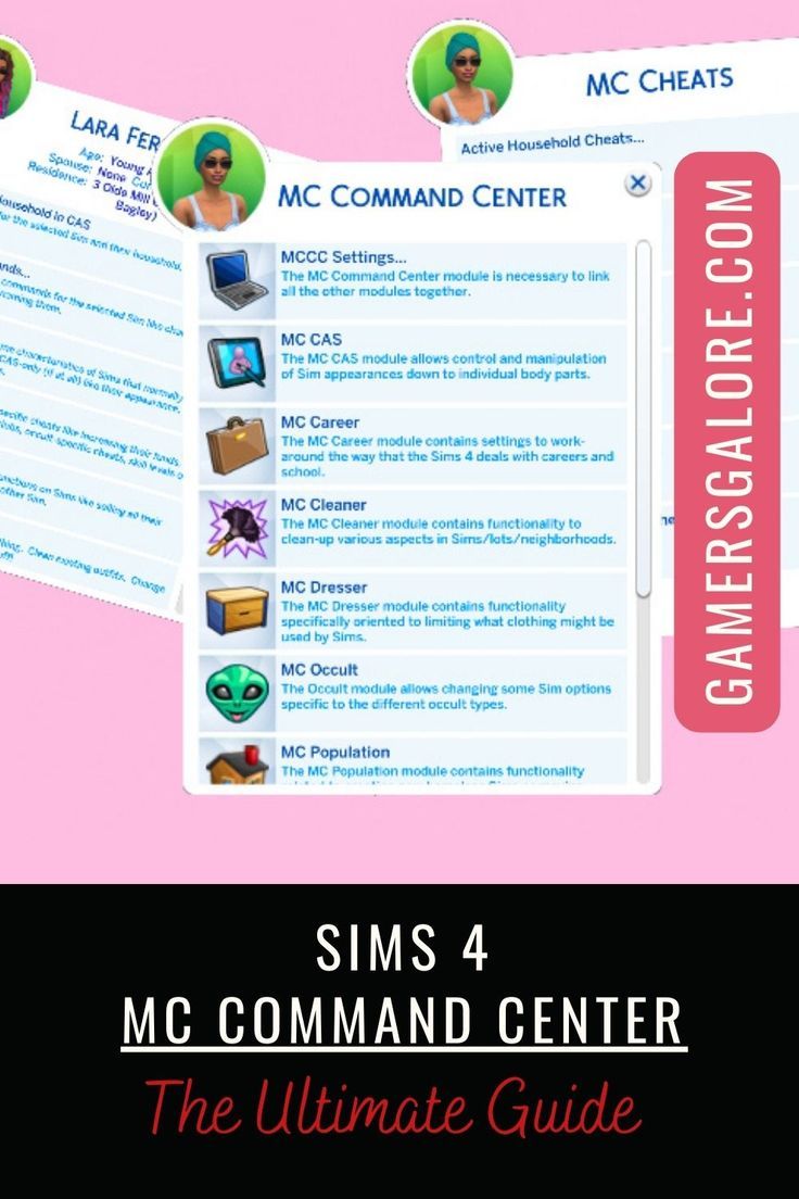 the ultimate guide to sims 4 mc com and center